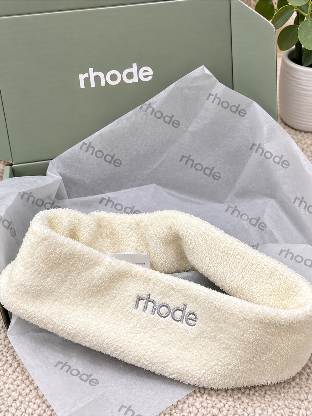 Rhode Terry Headband brand new